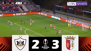 FK Qarabağ vs SC Braga 23  UEFA Europa League 202324  Match Highlights [upl. by Jock]