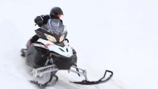 2013 Yamaha Apex SE Snowmobile Review [upl. by Nalad]