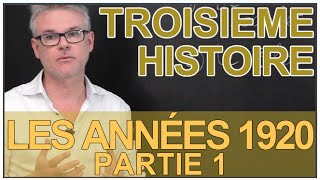 Les années 1920  Partie 1  Histoire  3e  Les Bons Profs [upl. by Idok729]