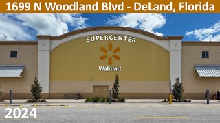 Walmart Supercenter in DeLand Florida at 1699 N Woodland Blvd  Store 860 [upl. by Bills]