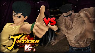 Yusuke Vs Toguro JStars Victory Vs [upl. by Reyem]