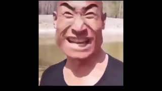 square head chinese man tries to sing but fails [upl. by Eardnaed]