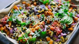 Homemade healthy veggie nachos How to make gluten free vegan nachos in the oven recipe [upl. by Ivatts]