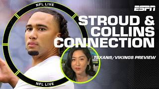 CJ Stroud amp Nico Collins CONNECTION is comparable to Travis Kelce amp Patrick Mahomes 👀  NFL Live [upl. by Aeiram919]