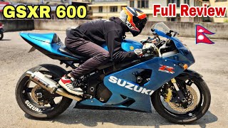 SUZUKI GSXR 600 BIKE FULL REVIEW  ONE PIECE IN NEPAL🇳🇵 [upl. by Ylim]