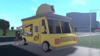 Building A Food Truck In My Bloxburg City [upl. by Judith]