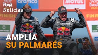 CARLOS SAINZ GANA su 4º DAKAR es el único que lo ha logrado con CUATRO COCHES diferentes [upl. by Goldi]