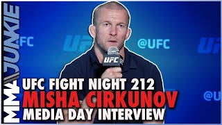 Skidding Misha Cirkunov Done With Middleweight Experiment  UFC Fight Night 212 [upl. by Gnaoh]