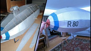 How to Make an RC Flying Rigid Airship Model  British Airship R 80 [upl. by Vaughan129]