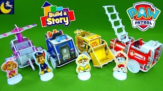 Super Cool Paw Patrol Toy  Build A Story Vehicles  Watch Us Do It [upl. by Alenson]