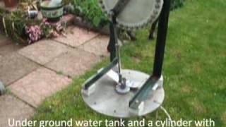 Vertical axis wind powered water pump [upl. by Nagaem338]