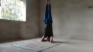 Sirsasana or Headstand  29  One Hour selfchallenge [upl. by Dukey343]