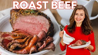 Easy Roast Beef Recipe with Beef Gravy [upl. by Fontana]