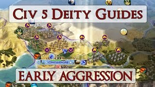 Civilization 5 Deity Strategy Guides  Defending Against Early Aggression [upl. by Ahseiyt30]