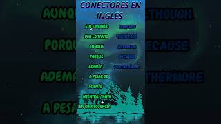 Conectores en ingles foryou practicaingles english [upl. by Godewyn]