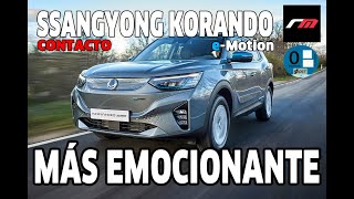 SSANGYONG KORANDO eMotion  SUVB BEV  ELECTRICO  CONTACTO  revistadelmotores [upl. by Veda27]