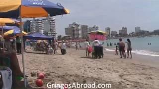 The Beach in Salinas Ecuador [upl. by Cerell239]