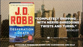 Desperation in Death by JD Robb Book Trailer [upl. by Duwe]