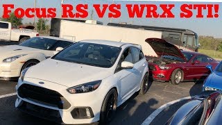 FOCUS RS VS SUBARU STI [upl. by Sammons]