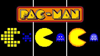 All the Intermissions of almost All PacMan Versions ☕🥠 [upl. by Hnirt891]