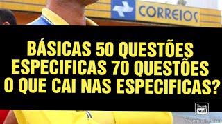 Concurso correios 2024 saiba o que é cobrado nas questões específicas para carteiro dos correios fy [upl. by Brogle]