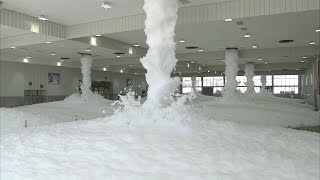 Foam FireSuppression System Initial Test [upl. by Roberto908]