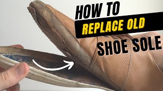 How to replace an shoe sole shorts repair shoes tech hinditechhere6169 [upl. by Vinita805]