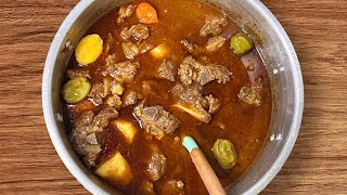 Recette sauce au viande de bœuf très délicieux soupe de viande à ma façon [upl. by Lletnahs]