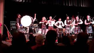 Catamount Pipe Band Joins Natalie MacMaster St Johnsbury Vt [upl. by Nivi]