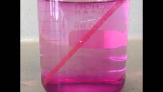 Diffusion of Potassium Permanganate in Water [upl. by Benkley]