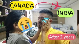 CANADA 🇨🇦TO INDIA SURPRISE VISIT 🇮🇳AFTER 2 YEARS  PART 2  surprise canadatoindia [upl. by Eveivaneg]