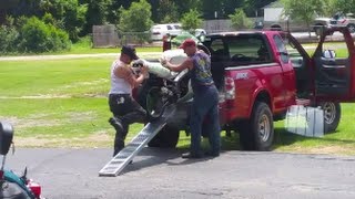 Motorcycle Unload Fail [upl. by Eneles367]