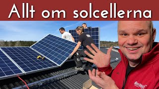 Allt om våra solceller  Installation tekniken all data och vad vi skulle gjort annorlunda [upl. by Fawcett]