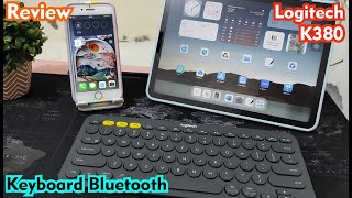 Review Keyboard Bluetooth dari Logitech K380 Serta Cara Pairing dan Menggunakanya di Ipad  Tablet [upl. by Hardden]