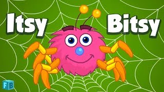 Itsy Bitsy Spider Nursery Rhymes  FlickBox Kids Song  Incy Wincy [upl. by Nnov]