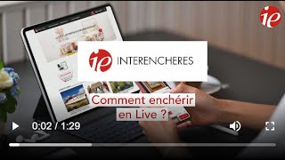 FAQ  Comment enchérir en LIVE [upl. by Dragelin159]