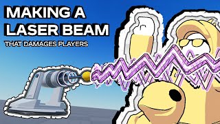 Making a laser beam that damages players on Roblox [upl. by Oirromed366]