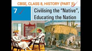 CIVILISING THE NATIVE CBSE CLASS 8 HISTORY CHAPTER 7 PART 5 IN MALAYALAM JIBIS CLASSES [upl. by Lynsey627]