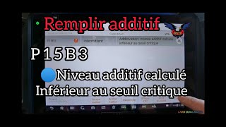 REMPLIR ADDITIF PEUGEOT FAP NIVEAU MINI additiffap reset codage à la valise [upl. by Irrol]