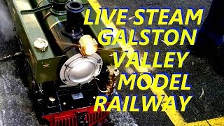 Live Steam Galston Valley Model Railway [upl. by Hurwit304]