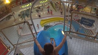 Scary Fall Water Slide at Tikibad Duinrell [upl. by Kauffmann]