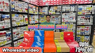 Wholesale Warehouse  100 Original Shoes in Wholesale  Upto 75 off XZIZT Delhi [upl. by Serle]