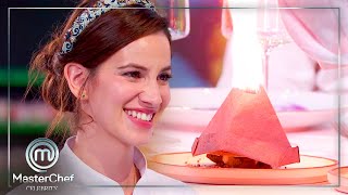 LA MAGIA del postre de Laura Londoño les deja sin palabras  MasterChef Celebrity 8 [upl. by Hselin]