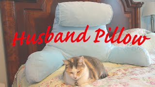 HUSBAND PILLOW XXL Backrest🍀Bed Reading Back Support Review👈 [upl. by Schubert429]