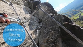 Klettersteig Ölberg Pfitschtal Abbruch [upl. by Marve]