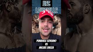 UFC Louisville  Punahele Soriano vs Miguel Baeza [upl. by Mad]