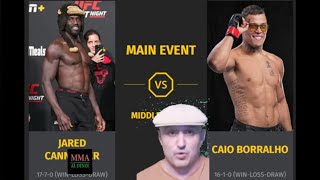 UFC on ESPN 62 Full Card Predictions and Bets Cannonier vs Borralho [upl. by Eile860]