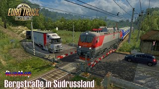 ETS2 Mercedes Actros ★ Bergstraße in Südrussland ★ 394 Southern Region DeutschHD [upl. by Henryson]