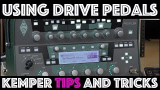 Using Drive Pedals with the Kemper  Kemper Tips and Tricks [upl. by Claybourne]