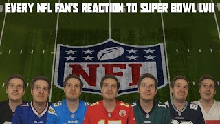 Every NFL Fans Reaction to Super Bowl LVII [upl. by O'Brien]